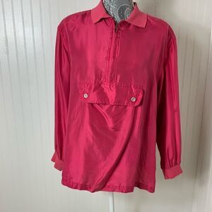 Women’s Vintage Soliloquy 100% silk shirt